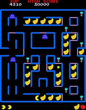 Super Pac-Man screen shot game playing